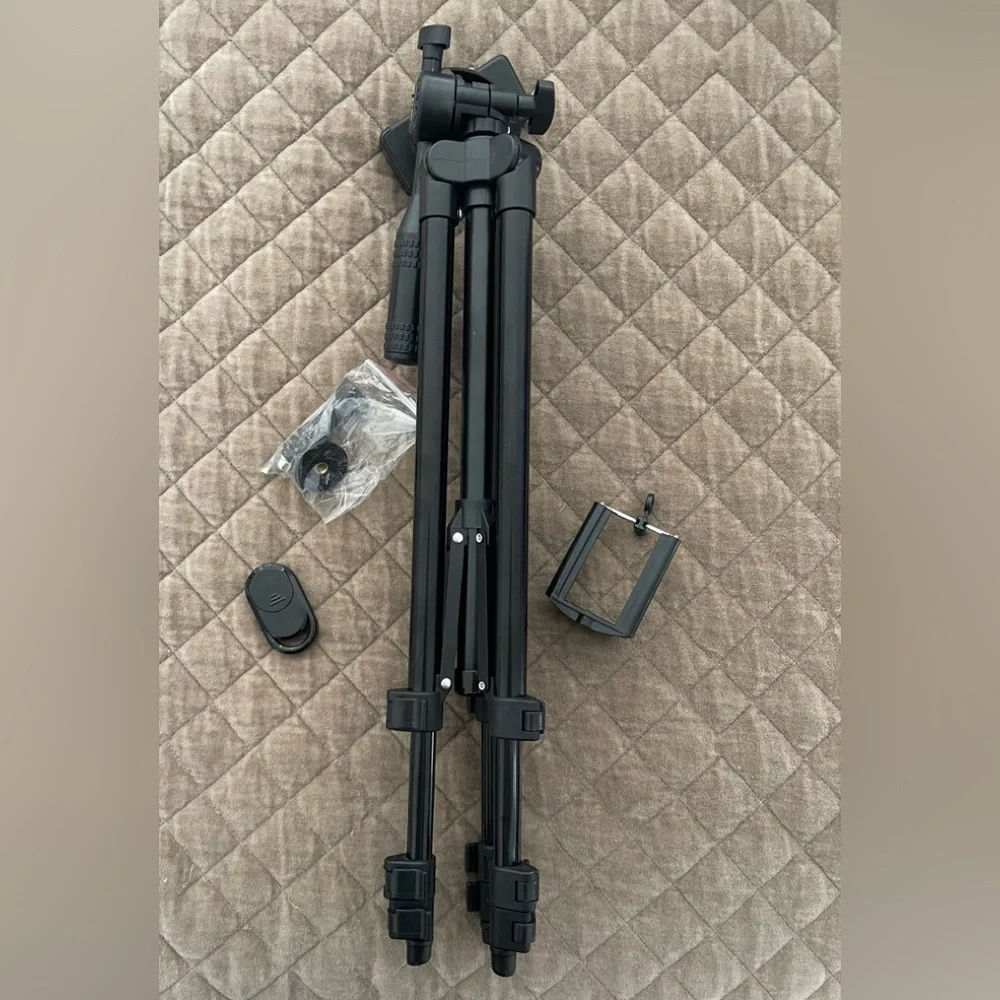 Polarduck Laser Level Tripod Phone Stand: 51-inch 130cm Aluminum Tripod -NWOB